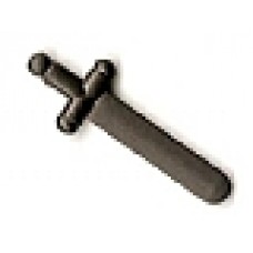 Part 3847 Pearl Dark Gray Minifig, Weapon Sword, Shortsword 